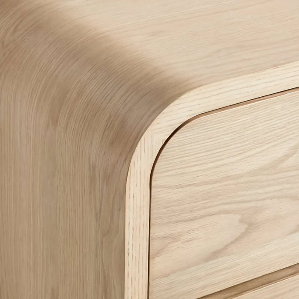 Comò elegante in legno da 19.5"L con 8 cassetti per camera da letto