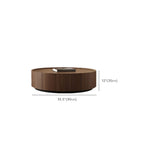 Table basse moderne en bois avec plateau et rangement
