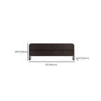 Comò elegante in legno da 19.5"L con 8 cassetti per camera da letto