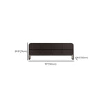 Comò elegante in legno da 19.5"L con 8 cassetti per camera da letto