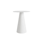 Table d'appoint ronde moderne en métal noir pour salon