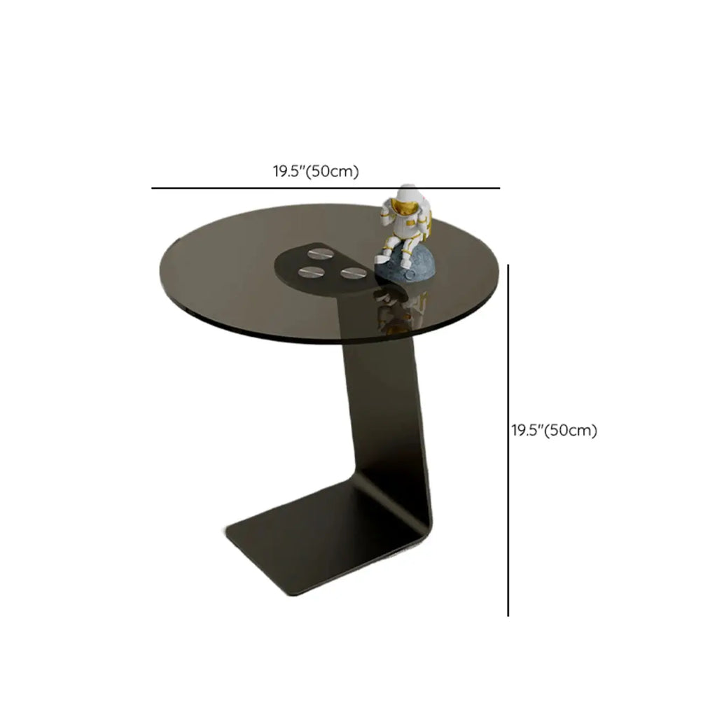 Ensemble de tables basses gigognes rondes en marbre au design moderne