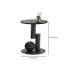 Ensemble de tables basses gigognes rondes en marbre au design moderne