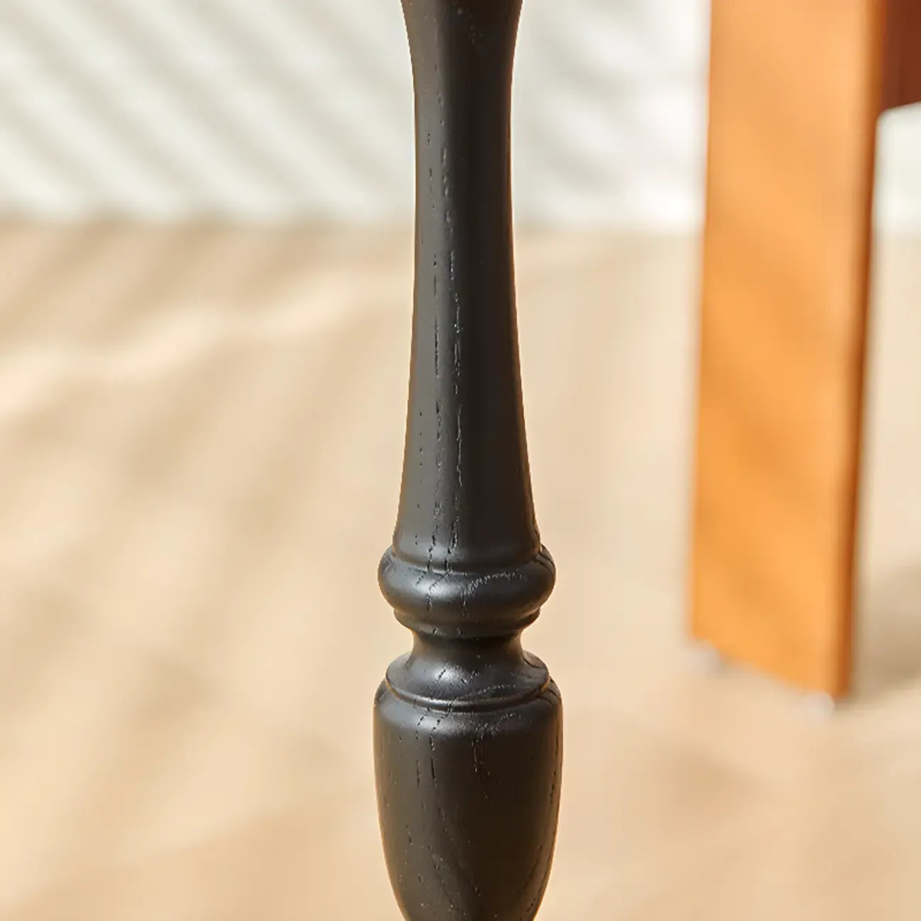 Table d'appoint ronde tripode en bois avec plateau pour salon