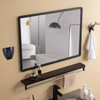 Applique murale LED noire moderne pour salle de bain