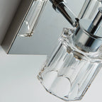 Applique murale de salle de bain vintage à 4 ampoules avec abat-jour en nickel brossé