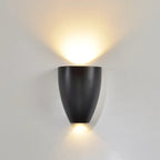 Applique murale LED noire moderne pour salle de bain