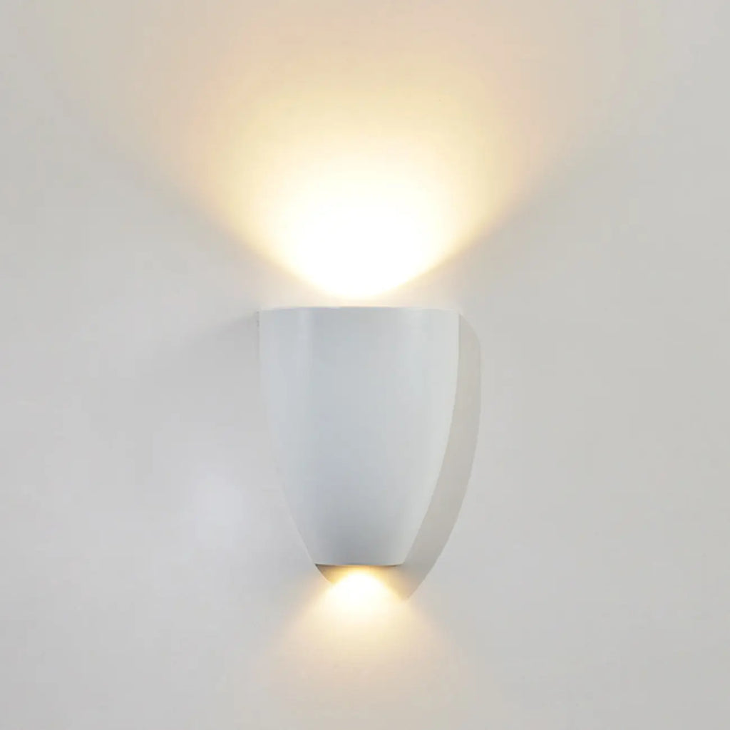 Applique murale LED noire moderne pour salle de bain