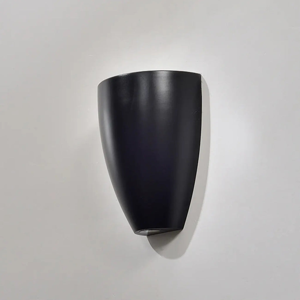 Applique murale LED noire moderne pour salle de bain