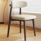 Ensemble de 2 chaises de salle à manger en bois de style moderne du milieu du siècle