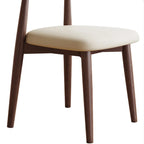 Ensemble de 2 chaises de salle à manger en bois de style moderne du milieu du siècle