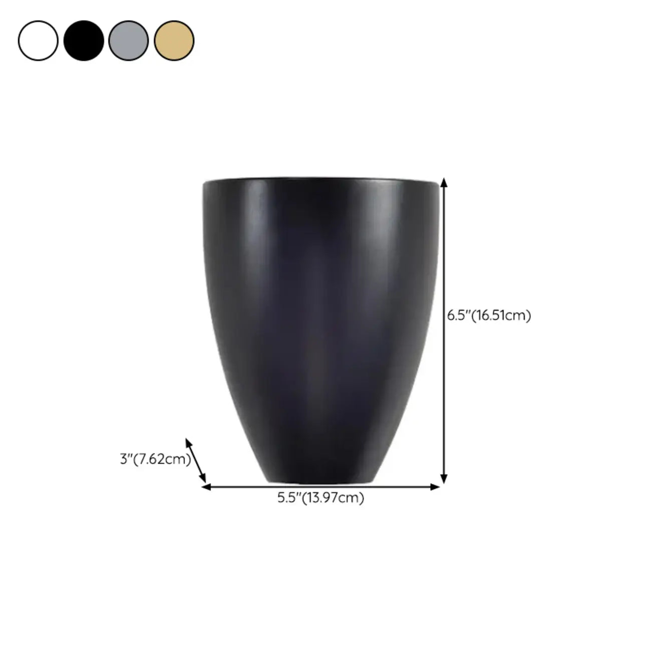 Applique murale LED noire moderne pour salle de bain