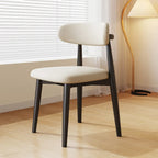 Ensemble de 2 chaises de salle à manger en bois de style moderne du milieu du siècle