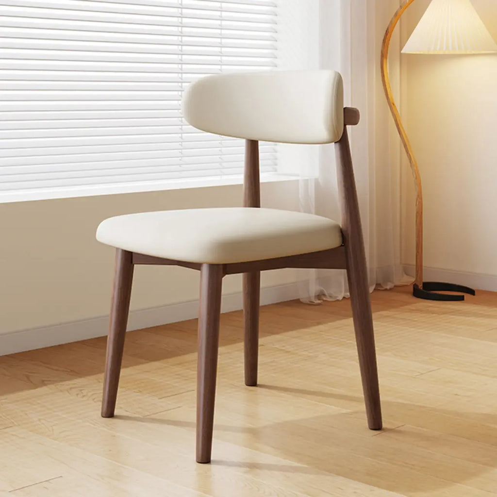 Ensemble de 2 chaises de salle à manger en bois de style moderne du milieu du siècle