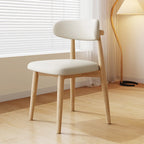 Ensemble de 2 chaises de salle à manger en bois de style moderne du milieu du siècle