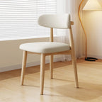 Ensemble de 2 chaises de salle à manger en bois de style moderne du milieu du siècle