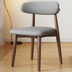 Ensemble de 2 chaises de salle à manger en bois de style moderne du milieu du siècle