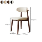 Ensemble de 2 chaises de salle à manger en bois de style moderne du milieu du siècle