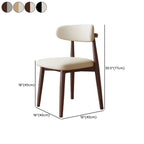 Ensemble de 2 chaises de salle à manger en bois de style moderne du milieu du siècle
