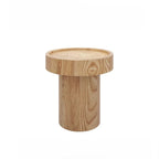 Table basse moderne en bois massif noir au design unique