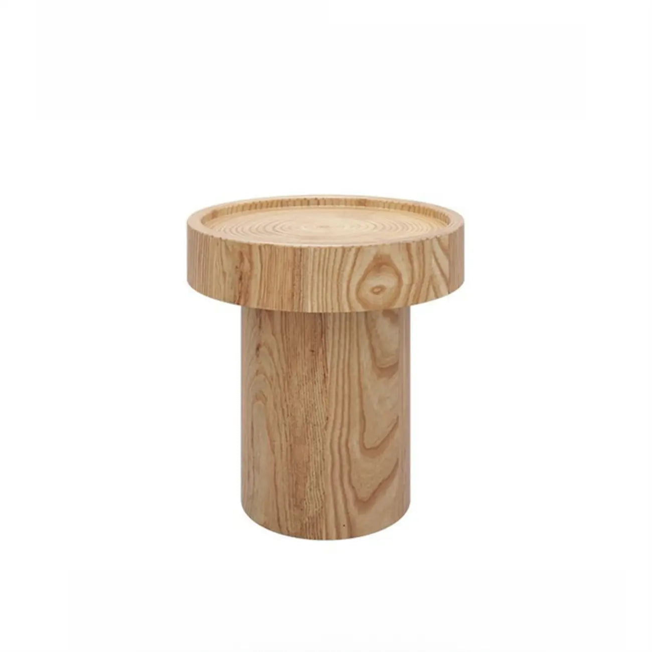 Table basse moderne en bois massif noir au design unique