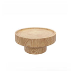 Table basse moderne en bois massif noir au design unique