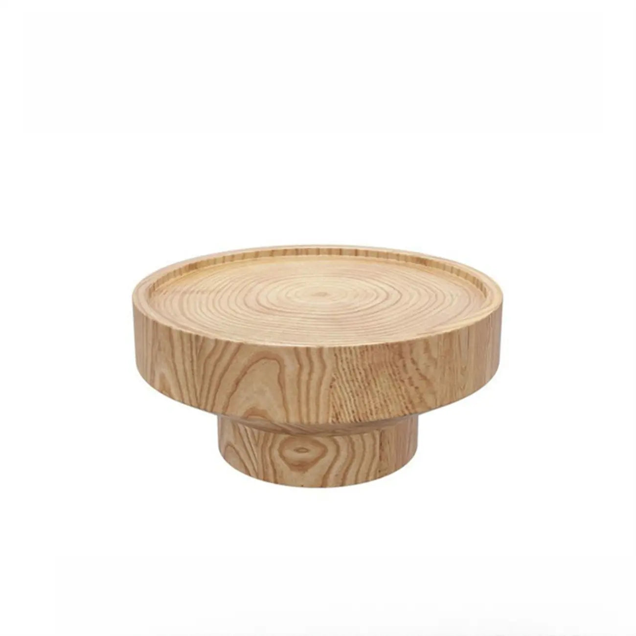 Table basse moderne en bois massif noir au design unique