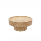 Table basse moderne en bois massif noir au design unique