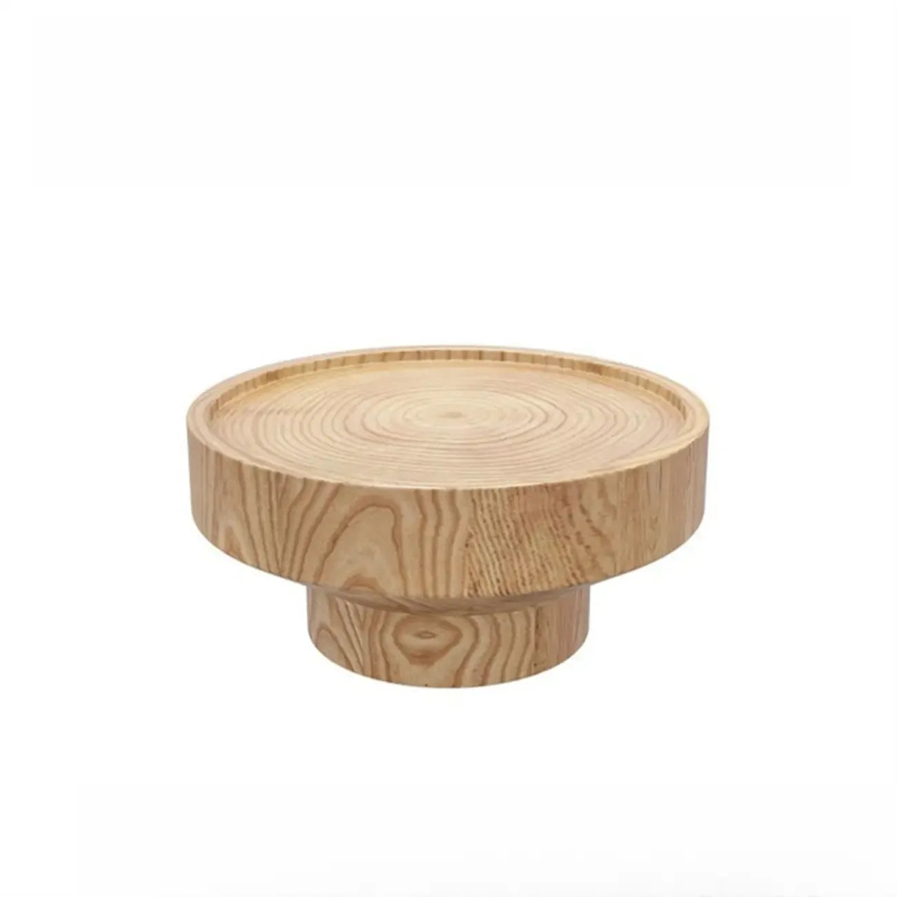 Table basse moderne en bois massif noir au design unique