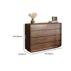 Commode double minimaliste en bois brun avec 9 tiroirs de rangement
