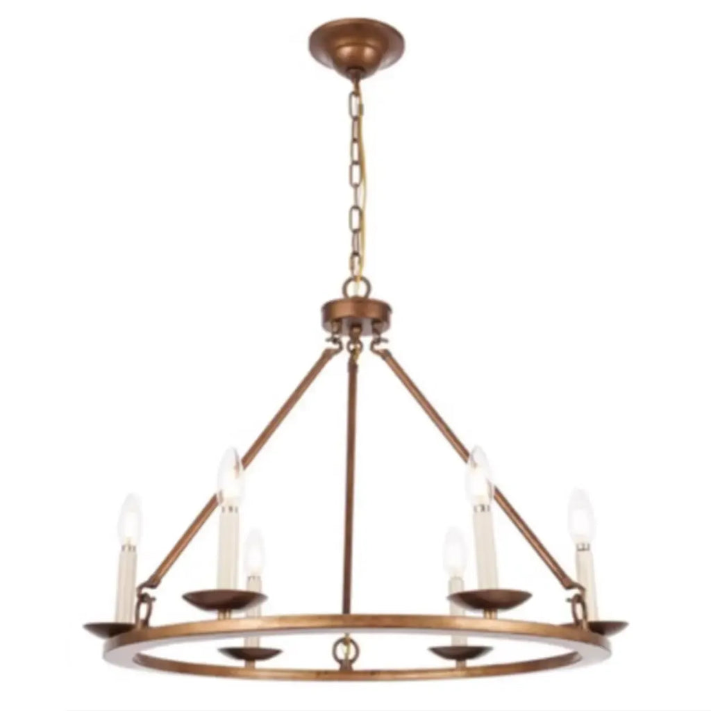 Lustre industriel en fer noir pour salle à manger