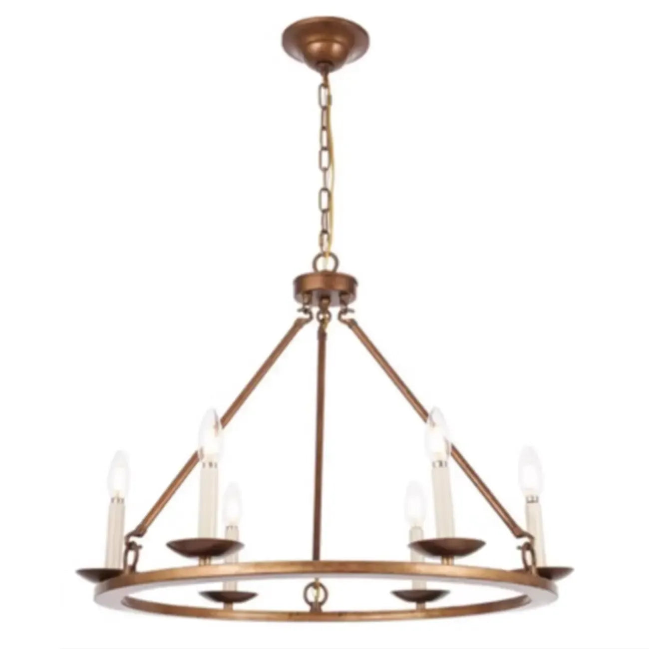 Lustre industriel en fer noir pour salle à manger