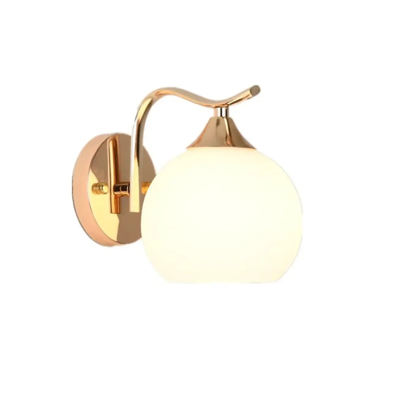 Applique murale moderne Globe pour salle de bain avec finition chromée