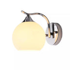 Applique murale moderne Globe pour salle de bain avec finition chromée