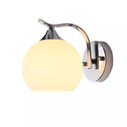 Applique murale moderne Globe pour salle de bain avec finition chromée