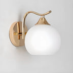 Applique murale moderne Globe pour salle de bain avec finition chromée