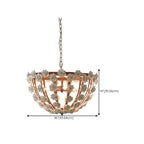 Lustre moderne en céramique en forme de dôme pour une salle à manger élégante