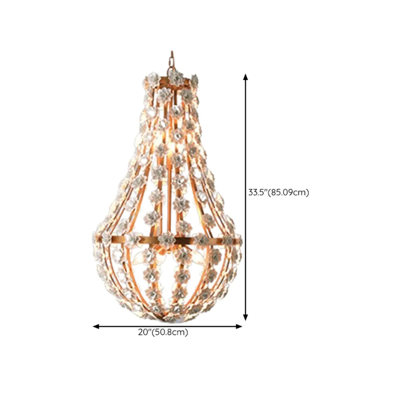 Lustre moderne en céramique en forme de dôme pour une salle à manger élégante