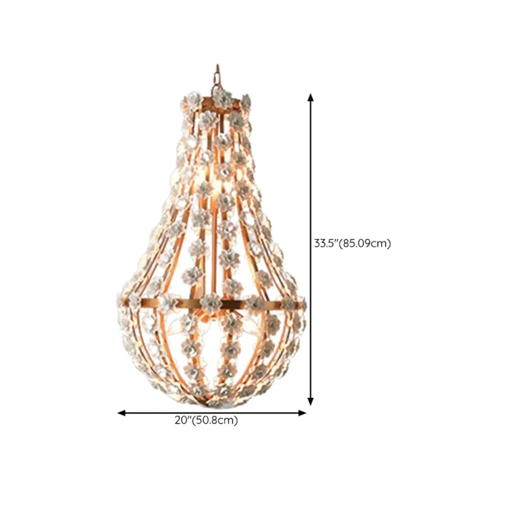 Lustre moderne en céramique en forme de dôme pour une salle à manger élégante
