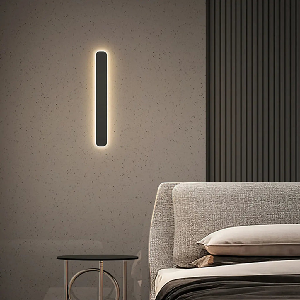 Applique murale linéaire LED moderne d'intérieur avec abat-jour en acrylique