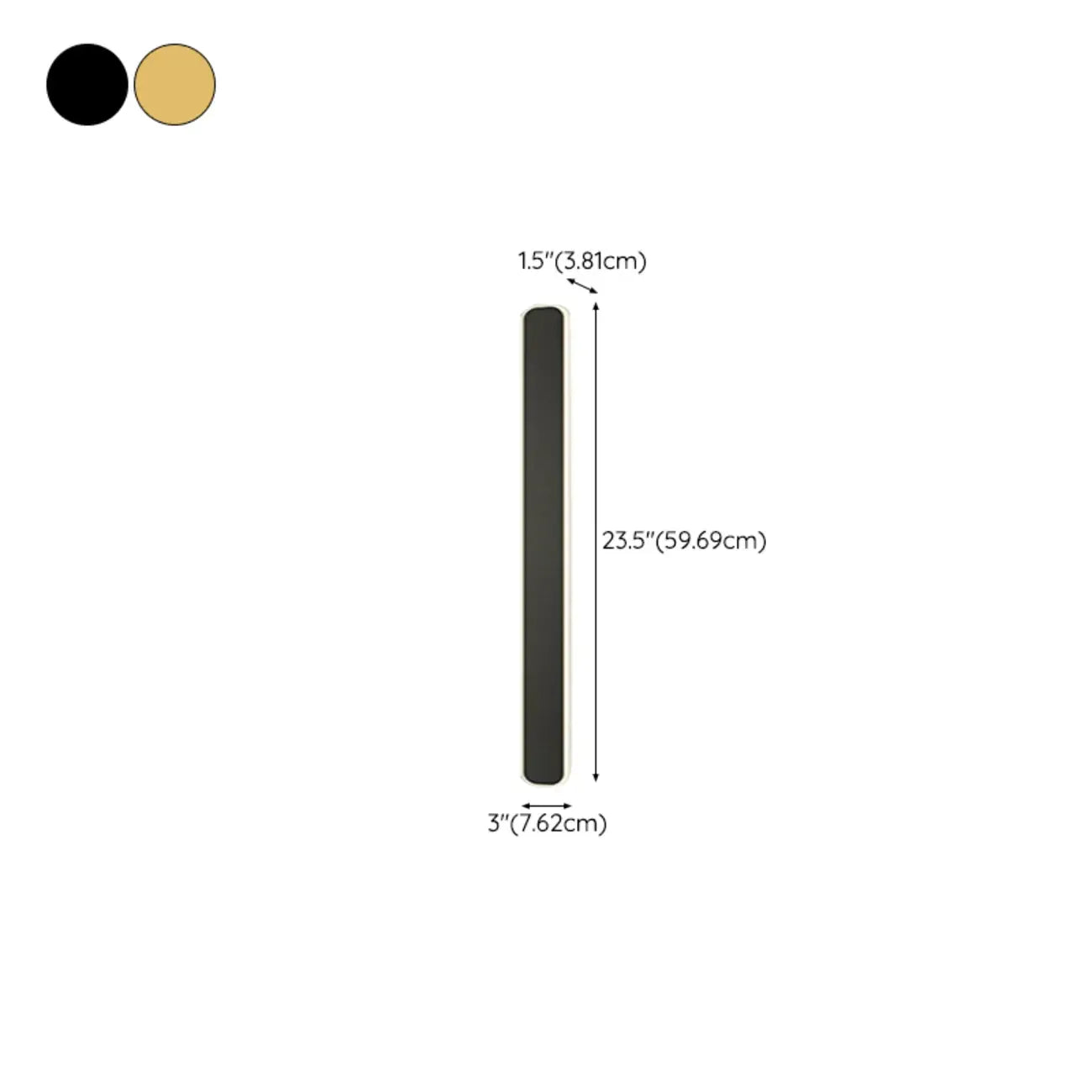 Applique murale linéaire LED moderne d'intérieur avec abat-jour en acrylique