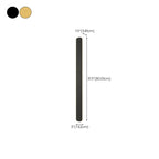 Applique murale linéaire LED moderne d'intérieur avec abat-jour en acrylique