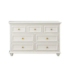 Commode de célibataire en bois blanc de qualité supérieure avec poignée dorée