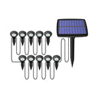 Mini projecteur solaire LED encastrable pour jardin de cour