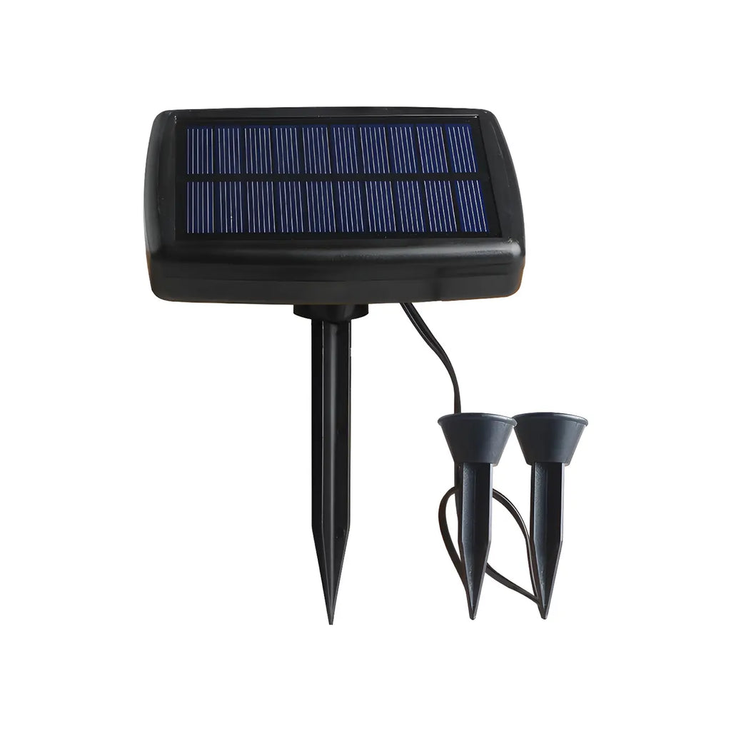 Mini projecteur solaire LED encastrable pour jardin de cour