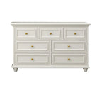 Commode de célibataire en bois blanc de qualité supérieure avec poignée dorée