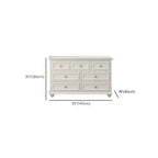 Commode de célibataire en bois blanc de qualité supérieure avec poignée dorée