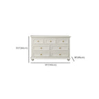 Commode de célibataire en bois blanc de qualité supérieure avec poignée dorée