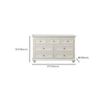 Commode de célibataire en bois blanc de qualité supérieure avec poignée dorée