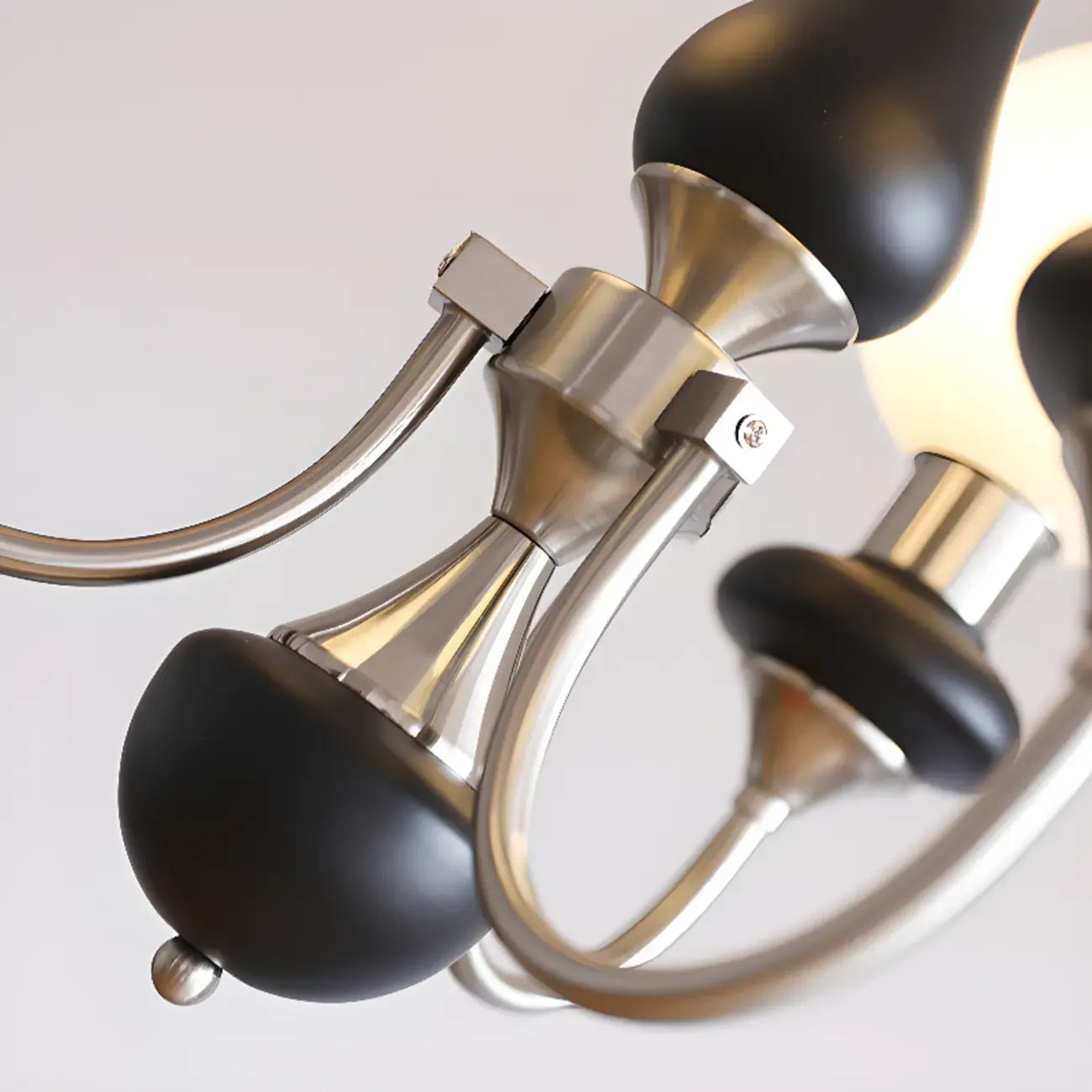 Lampadario moderno a sfera verde regolabile